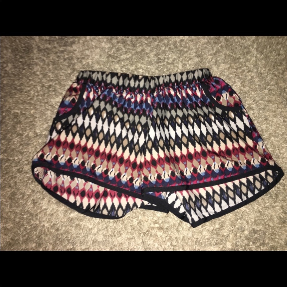 Chevron print shorts
